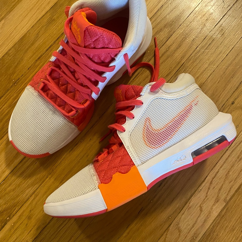 Nike Red and Orange Athletic Shoes